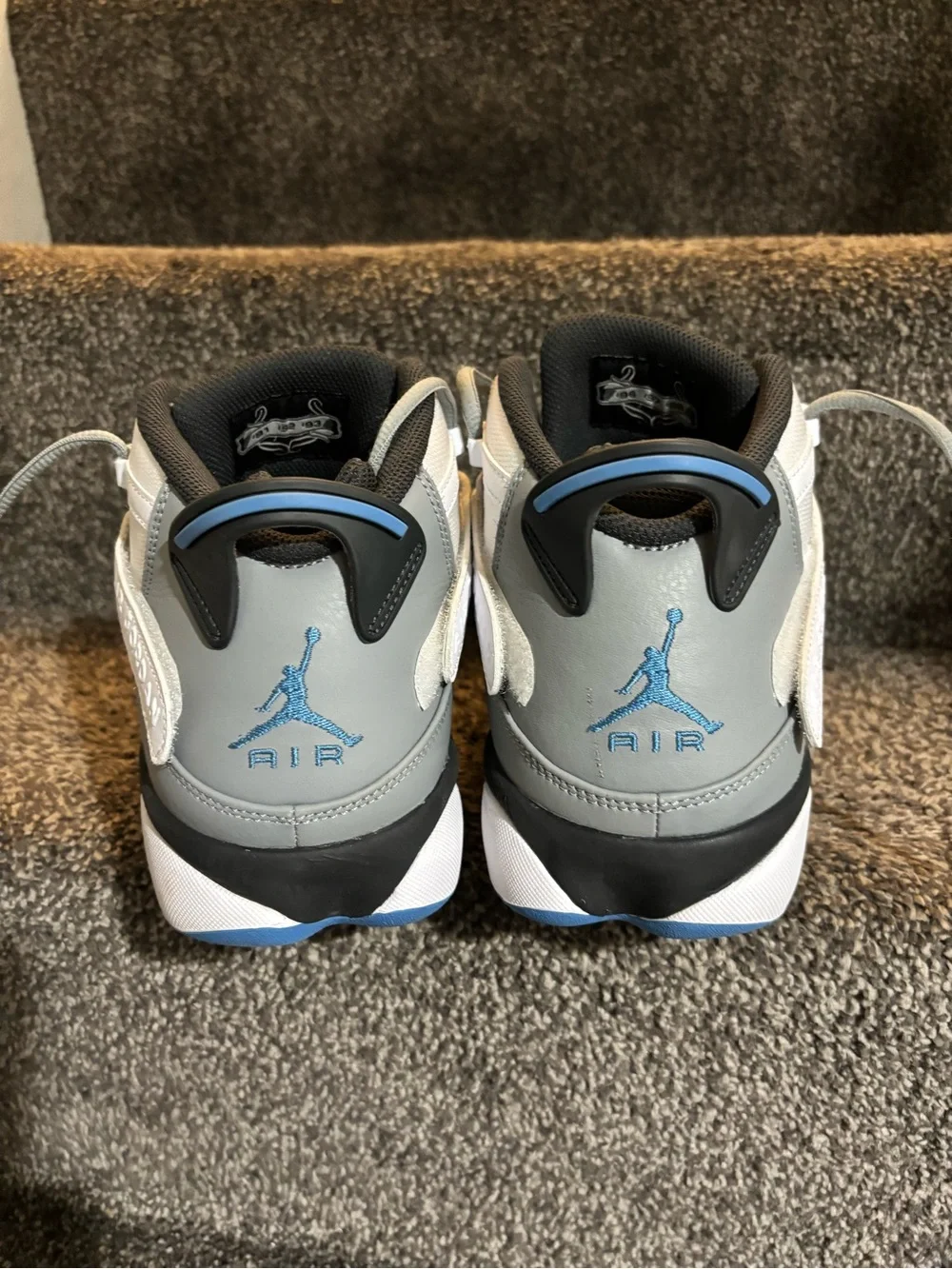 Jordan 6 Rings In The White/Dutch Blue/Particle Grey Men's size 12 authentic